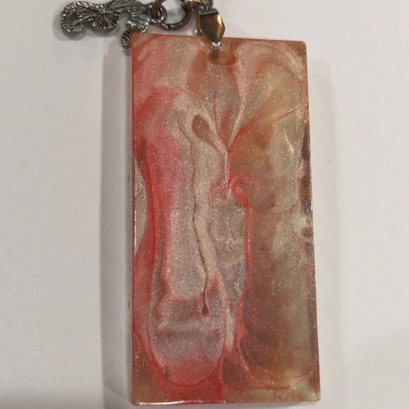 NWOT Wearable Art Resin Pendant, Resin Art - Picture 12 of 16